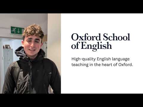 Yannis talks about what a great time he had at Oxford School of English
