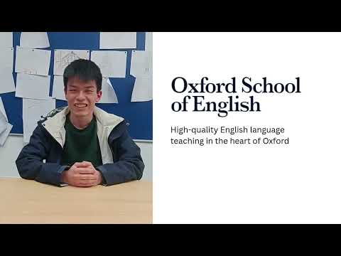 Aki talks about the progress he has made in English at Oxford School of English